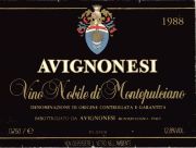 Vino nobile_Avignonesi 1988